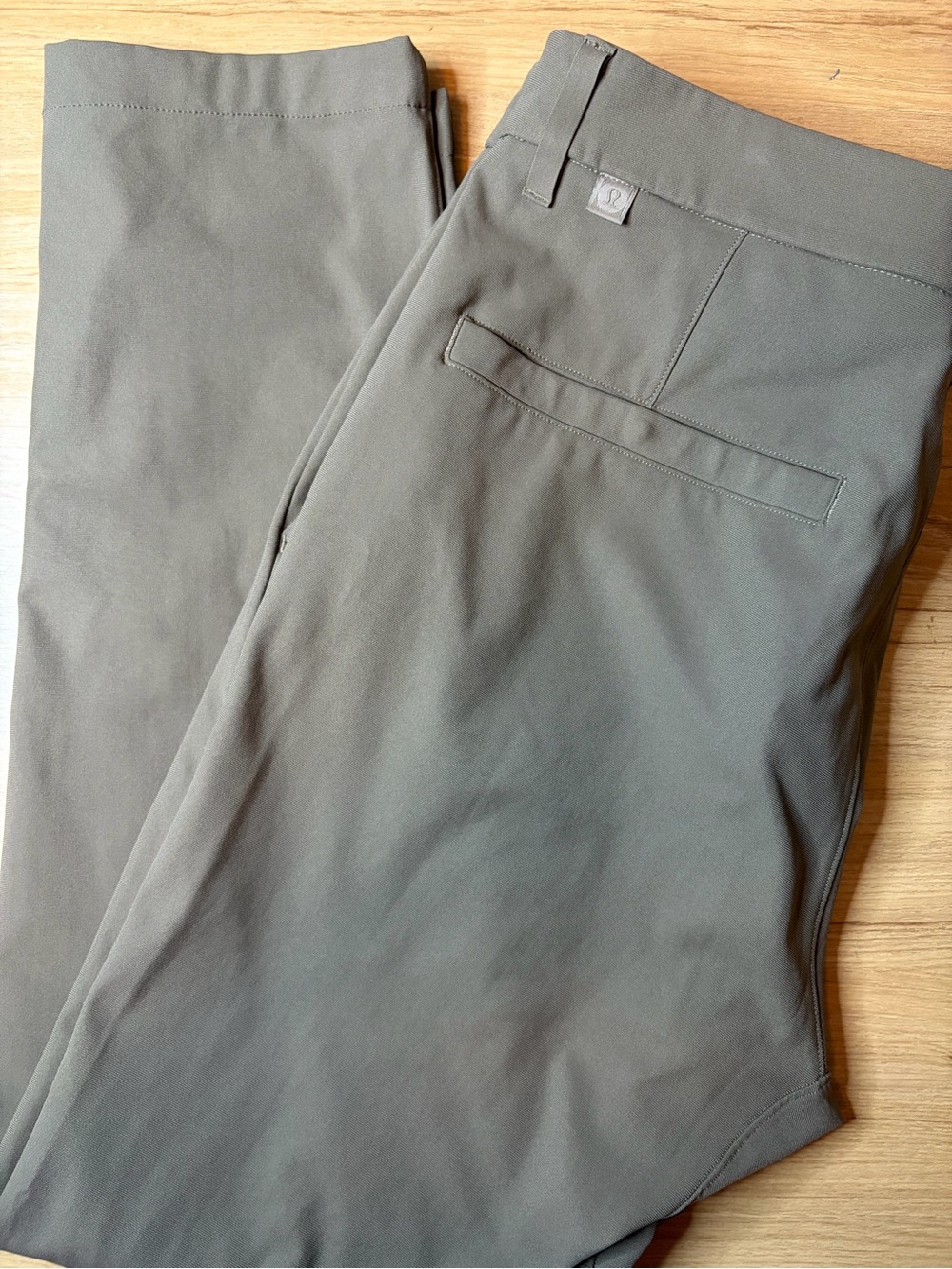 Lululemon Mens ABC Commission Slim Fit Pant Warpstreme Olive Khaki Green 32
